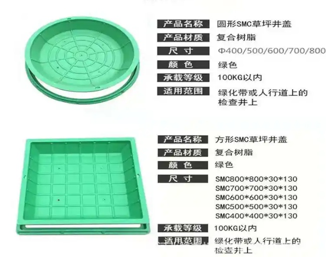 金乡树脂复合种植井盖展示